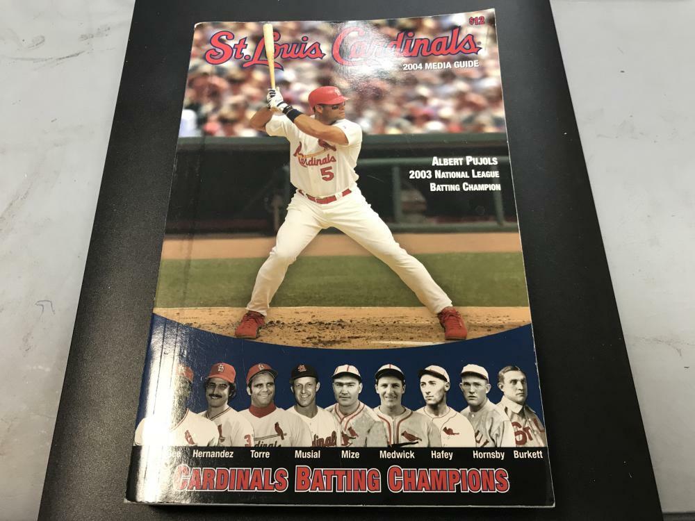2003 ST. LOUIS CARDINALS MEDIA GUIDE PUJOLS