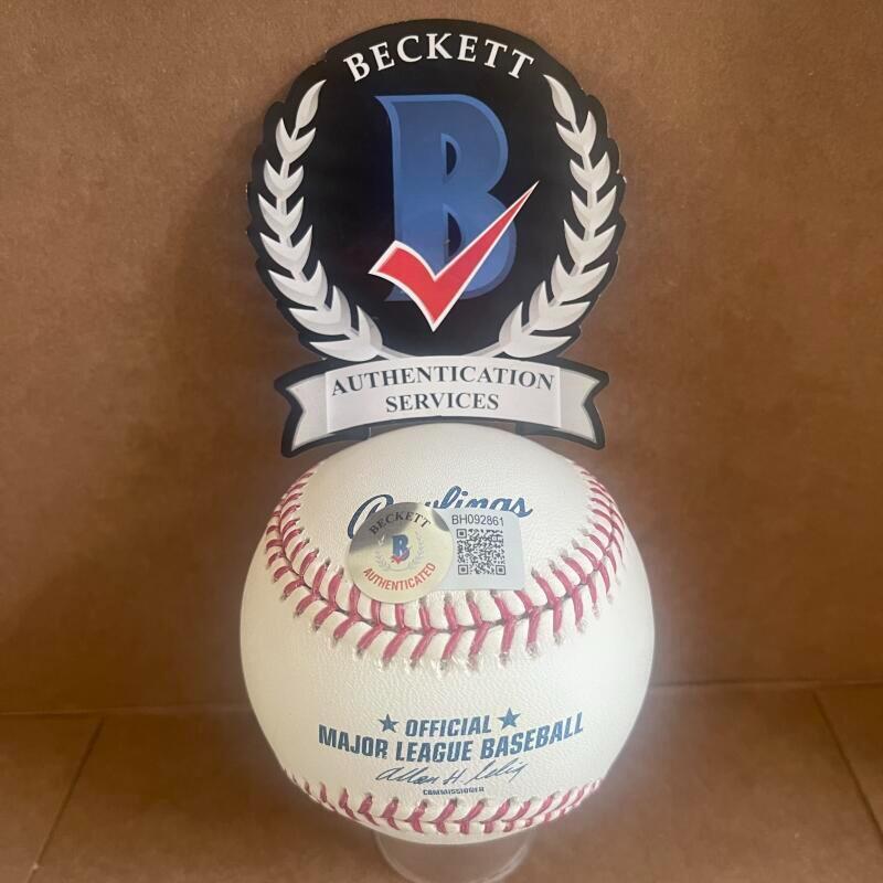ALEX GONZALEZ BLUE JAYS/CUBS SIGNED AUTO BASEBALL BECKETT AUTHENTICATED
