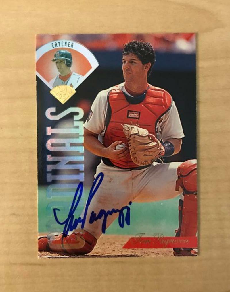 TOM PAGNOZZI ST. LOUIS CARDINALS SIGNED AUTOGRAPHED 1995 DONRUSS CARD #31 W/COA