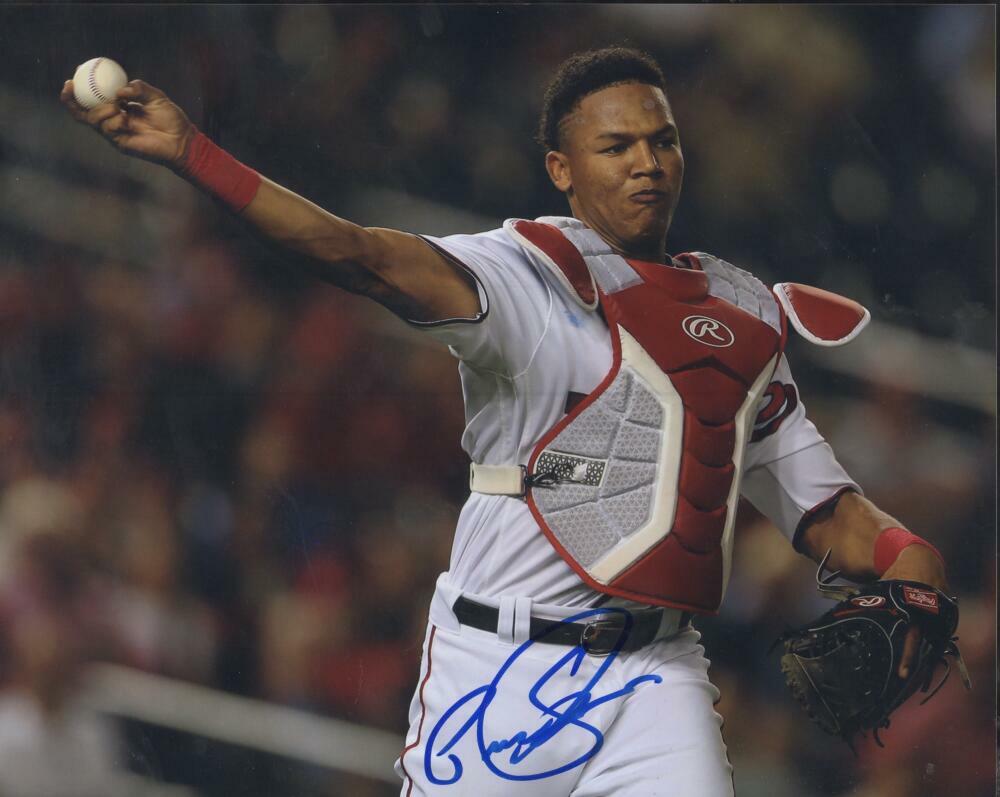 PEDRO SEVERINO WASHINGTON NATIONALS   SIGNED AUTOGRAPHED 8X10 PHOTO W/ COA