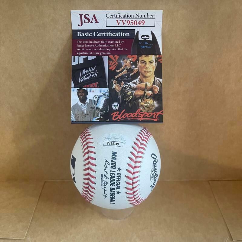 BOBBY THIGPEN 1986-93 WHITE SOX SIGNED AUTOGRAPHED M.L. BASEBALL JSA VV95049