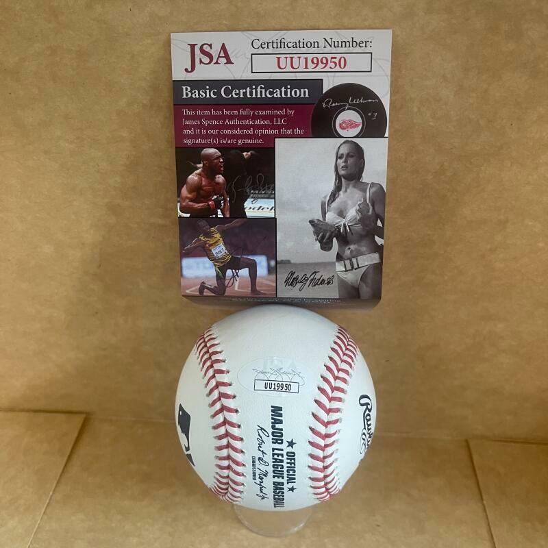 BILL DENEHY METS 67 SIGNED AUTOGRAPHED M.L. BASEBALL JSA UU19950