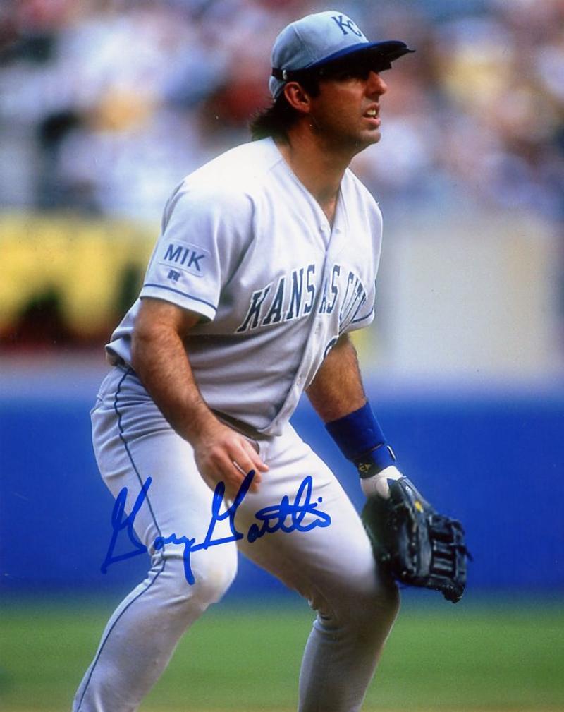 GARY GAETTI KANSAS CITY ROYALS SIGNED AUTOGRAPHED 8X10 PHOTO W/COA