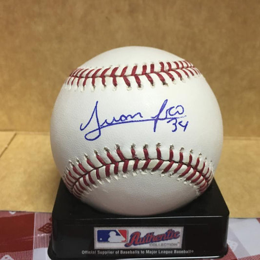 JUAN FRANCISCO BRAVRES/REDS M.L. SIGNED BASEBALL W/COA