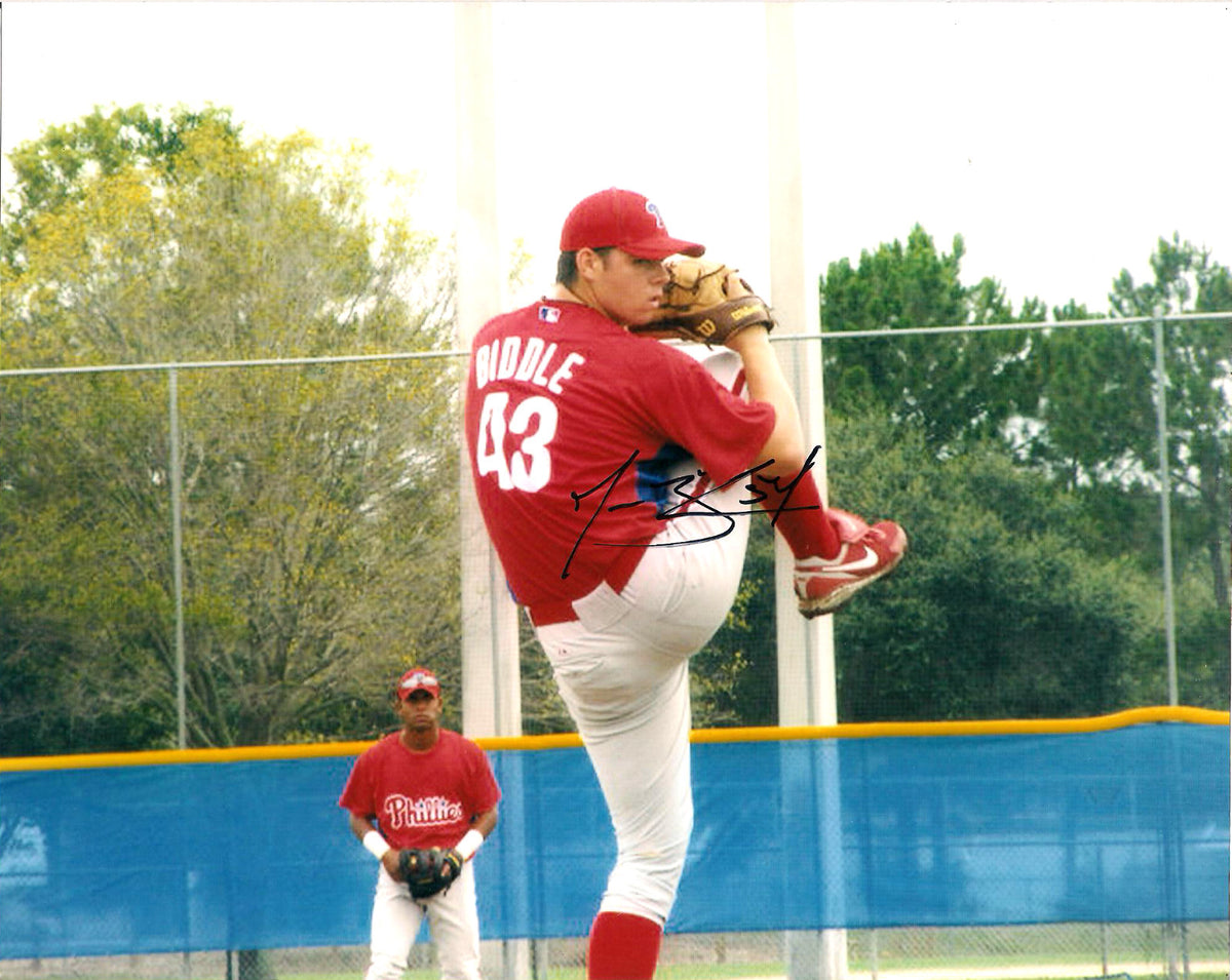 JESSE BIDDLE PHILADELPHIA PHILLIES SIGNED AUTOGRAPHED 8X10 PHOTO W/COA