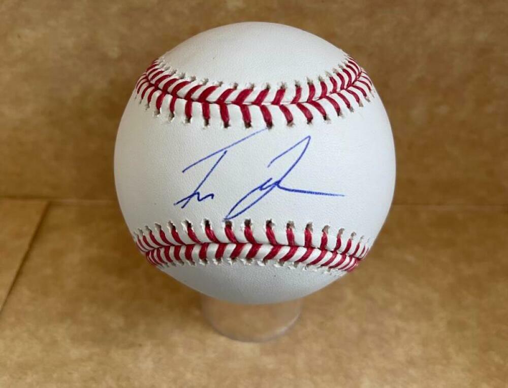 IVAN JOHNSON CINCINNATI REDS ROOKIE YEAR SIGNED AUTO M.L. BASEBALL BAS R98130