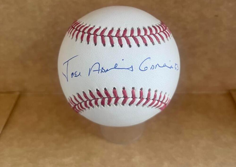 JOSE ADOLIS GARCIA SIGNED AUTOGRAPHED M.L. BASEBALL BECKETT AUTH 