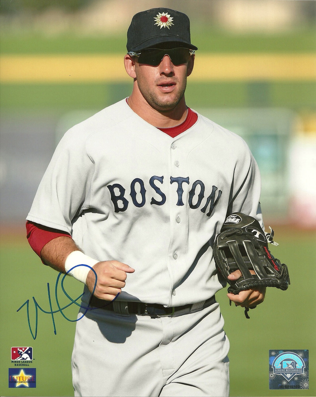 RYAN KALISH BOSTON RED SOX SIGNED AUTOGRAPHED 8x10 PHOTO W/COA