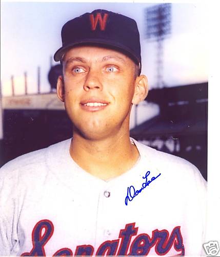 DON  LEE  WASHINGTON  SENATORS    SIGNED 8X10