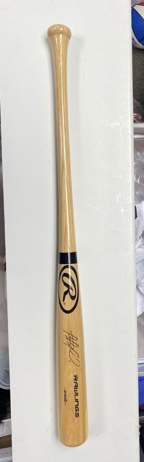 FERNANDO TATIS JR SAN DIEGO PADRES SIGNED AUTO BLONDE RAWLINGS BAT USA HOLO A