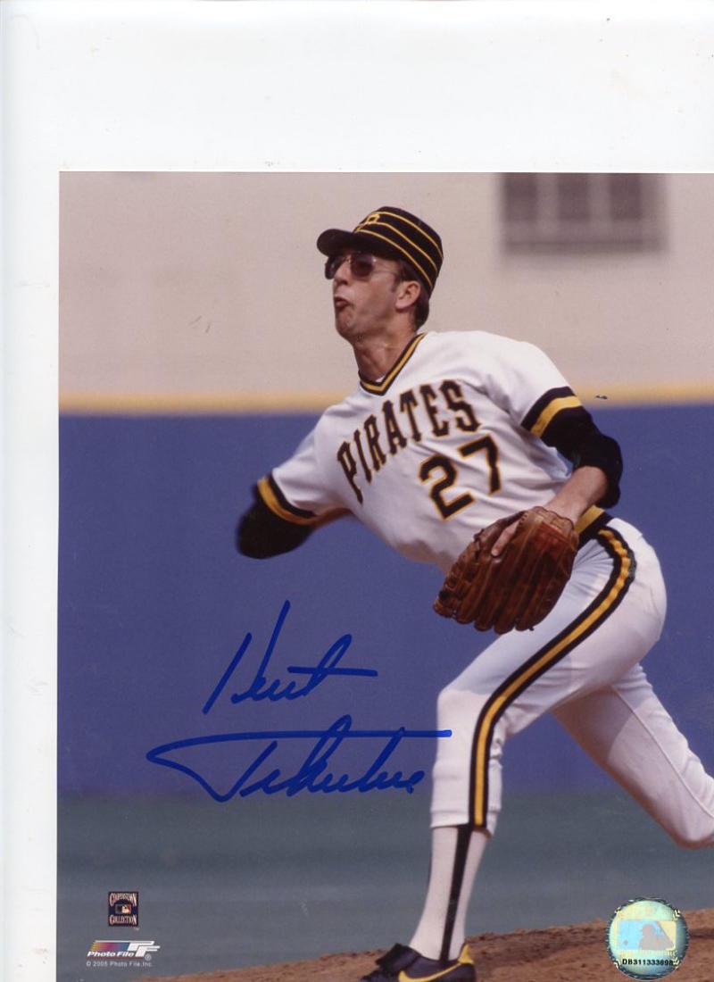 KENT TEKULVE PITTSBURGH PIRATES IN MOTION SIGNED  AUTOGRAPHED  8X10 PHOTO W/COA