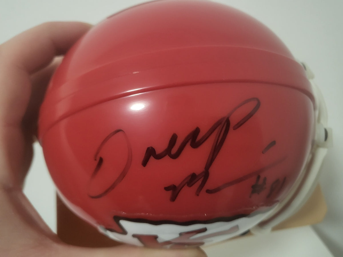 SNOOP MINNIS KANSAS CITY CHIEFS SIGNED AUTOGRAPH AUTO RIDDELL MINI HELMET W/COA