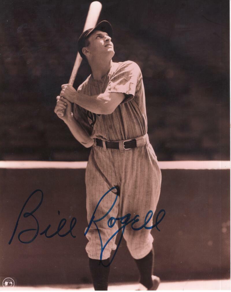 BILLY ROGELL RED SOX/CUBS  SIGNED AUTOGRAPHED 8X10 PHOTO W/ COA