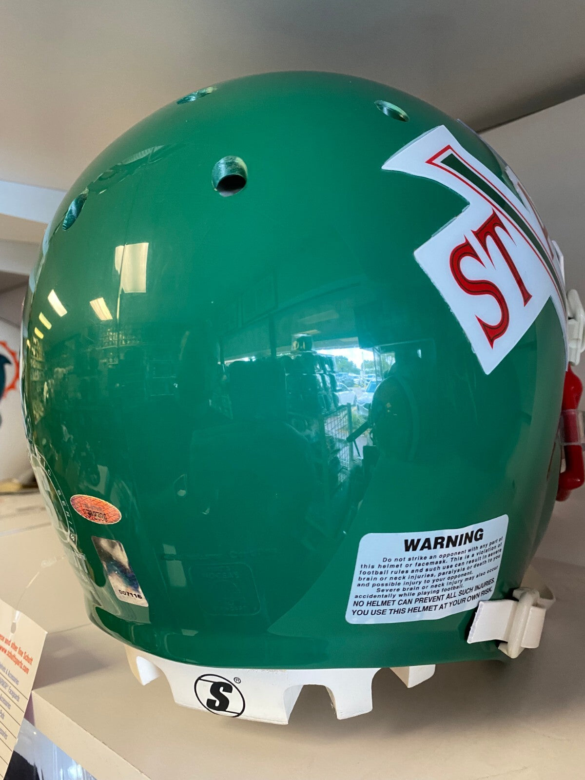 JERRY RICE MISSISSIPPI VALLEY SIGNED AUTOGRAPHED FULL SIZE HELMET BECKETT RARE