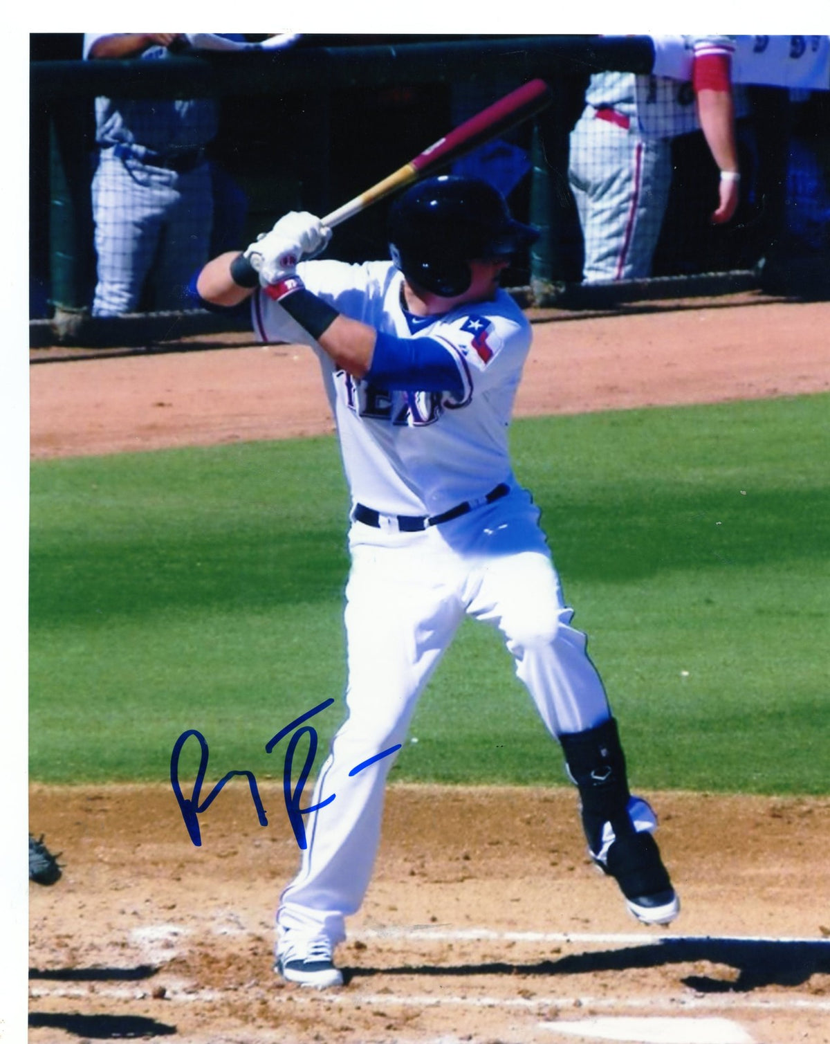 RYAN RUA  TEXAS RANGERS SIGNED AUTOGRAPHED 8X10 PHOTO