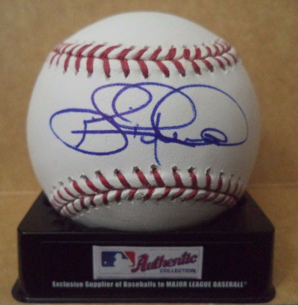 GIL HEREDIA GIANTS/EXPOS/A'S SIGNED AUTOGRAPHED ROMLB ML BASEBALL W/COA