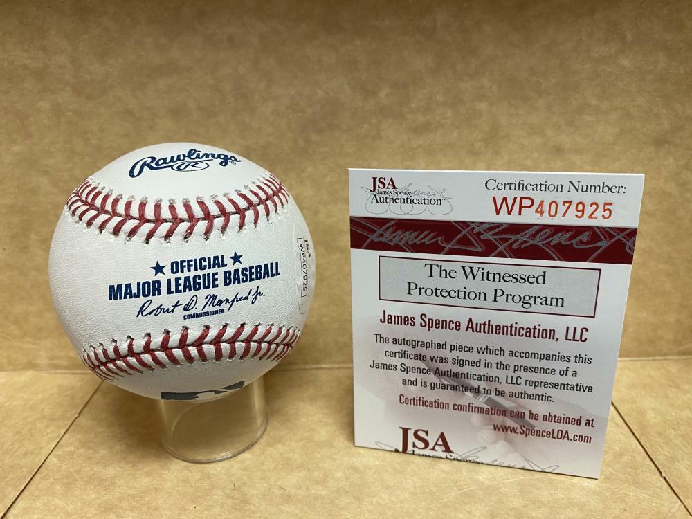 AMED ROSARIO NEW YORK METS SIGNED AUTOGRAPHED M.L. BASEBALL JSA WP407925