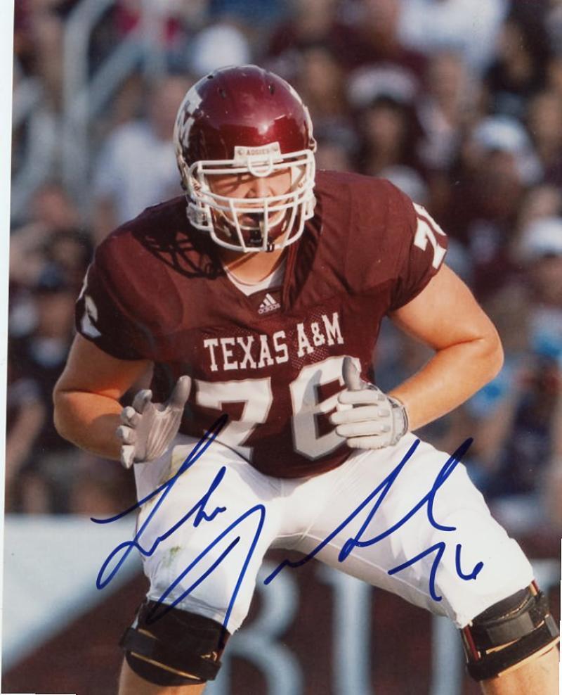 LUKE JOEKEL TEXAS A&M SIGNED AUTOGRAPHED 8X10 PHOTO W/COA