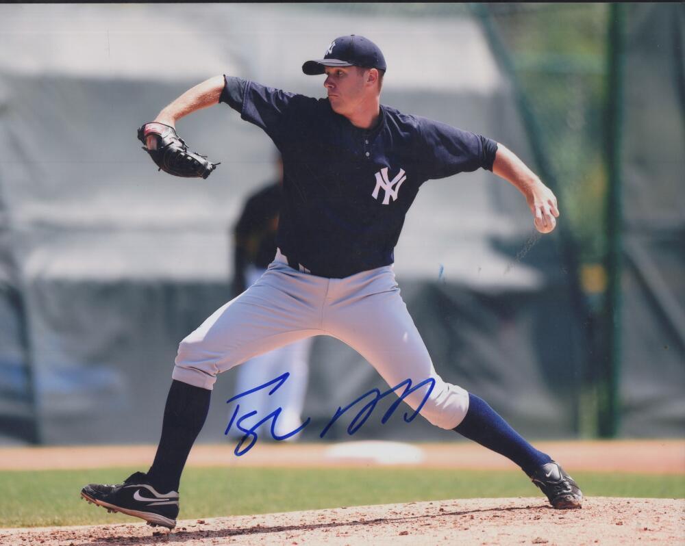 TYLER WEBB YANKEES  SIGNED AUTOGRAPHED 8X10 PHOTO W/ COA
