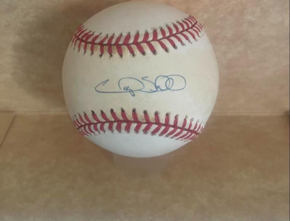 GARY SHEFFIELD MARLINS SIGNED AUTO 1997 WS BASEBALL BECKETT AUTH