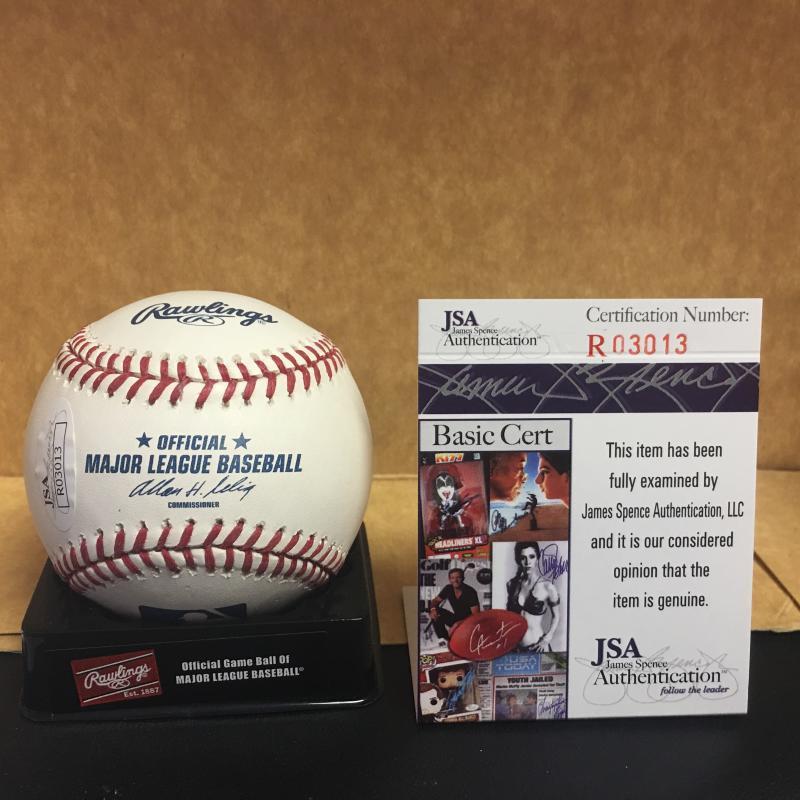 TYLER THORNBURG BOSTON RED SOX SIGNED M.L. BASEBALL JSA R03013