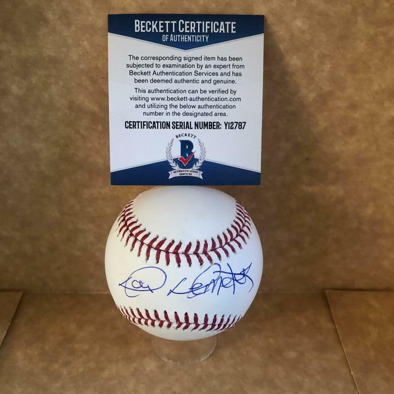 DON DEMETER PHILLIES/DODGERS  SIGNED AUTOGRAPHED M.L. BASEBALL BECKETT Y12787