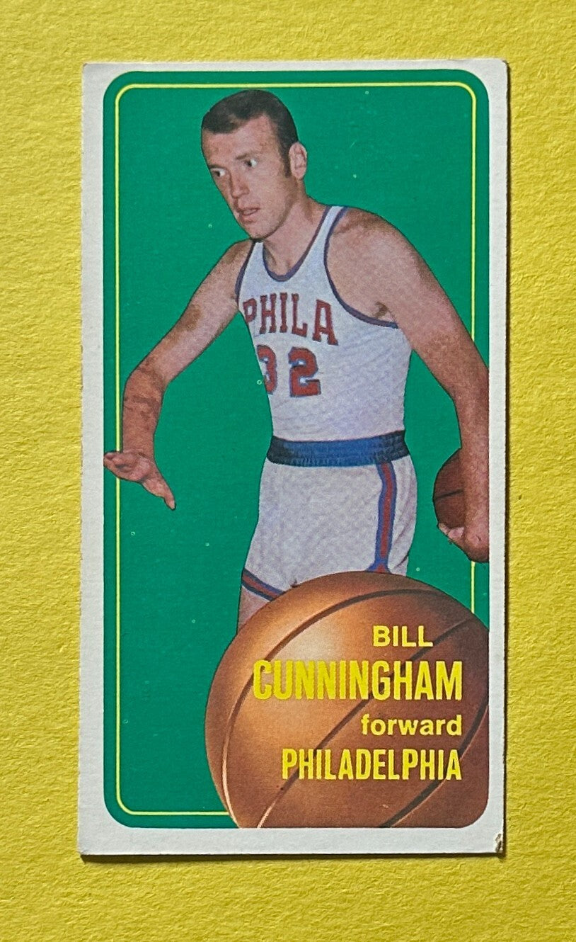 1970-71 TOPPS BILL CUNNINGHAM #140 PHILADELPHIA