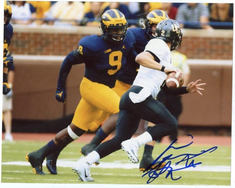 MIKE MCCRAY MICHIGAN WOLVERINES RUSHING SIGNED AUTOGRAPHED 8X10 PHOTO W/COA