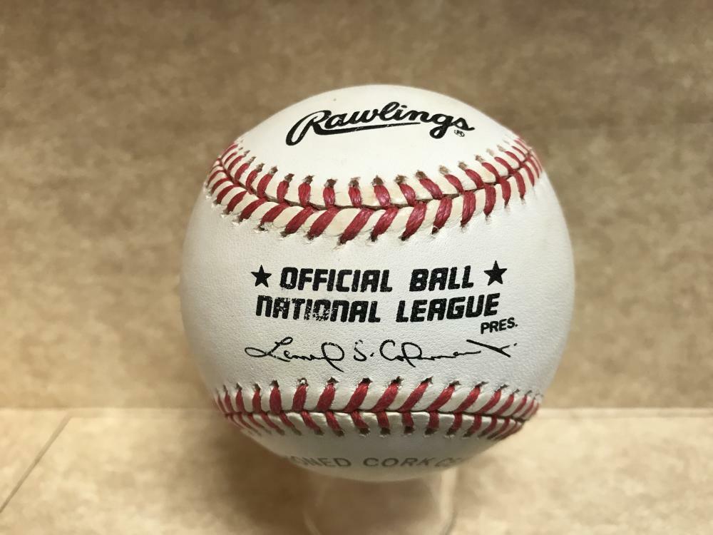 ROBB NEN GIANTS/MARLINS SIGNED AUTOGRAPED N.L. BASEBALL W/ COA