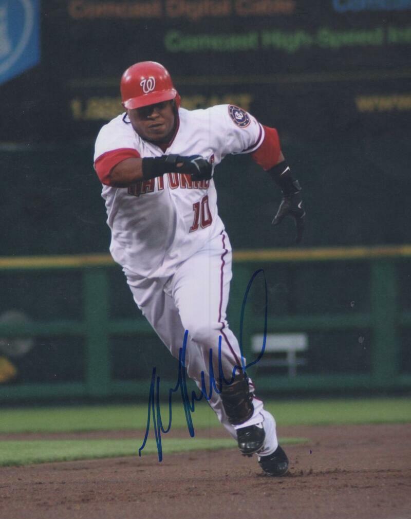 RONNIE BELLIARD WASHINGTON NATIONALS  SIGNED 8X10 PHOTO W/ COA
