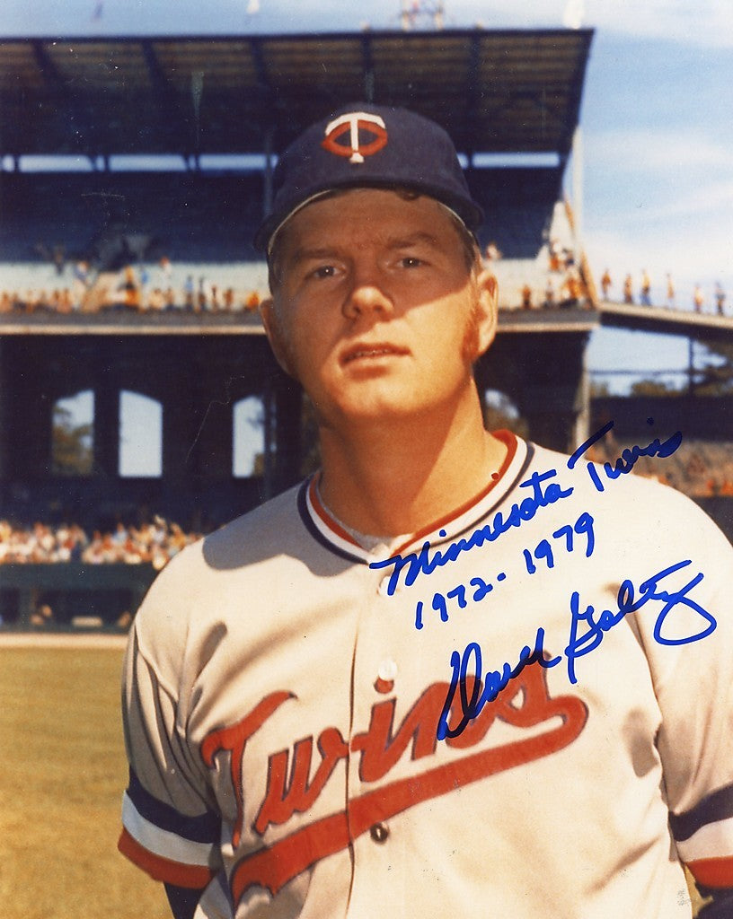 DAVE  GOLTZ  MINNESOTA   TWINS  1972-1979  SIGNED 8X10