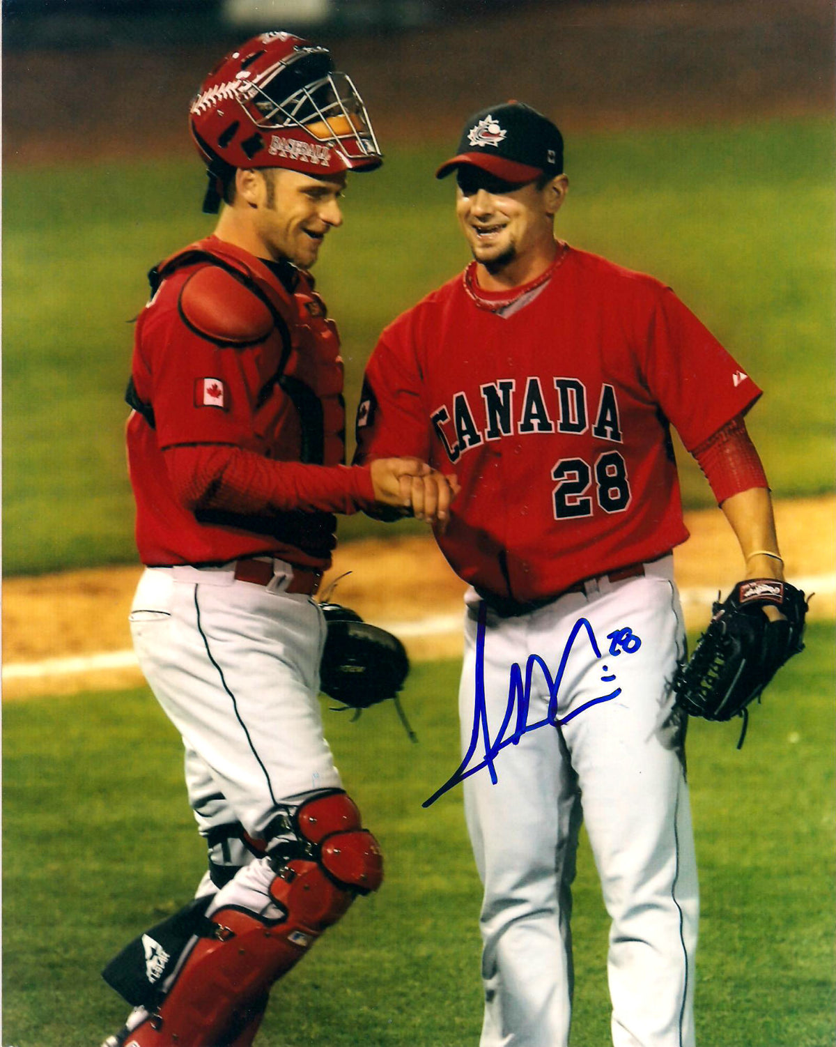 JESSE CRAIN MINNESOTA TWINS/CANADA SIGNED AUTOGRAPHED 8X10 PHOTO W/COA