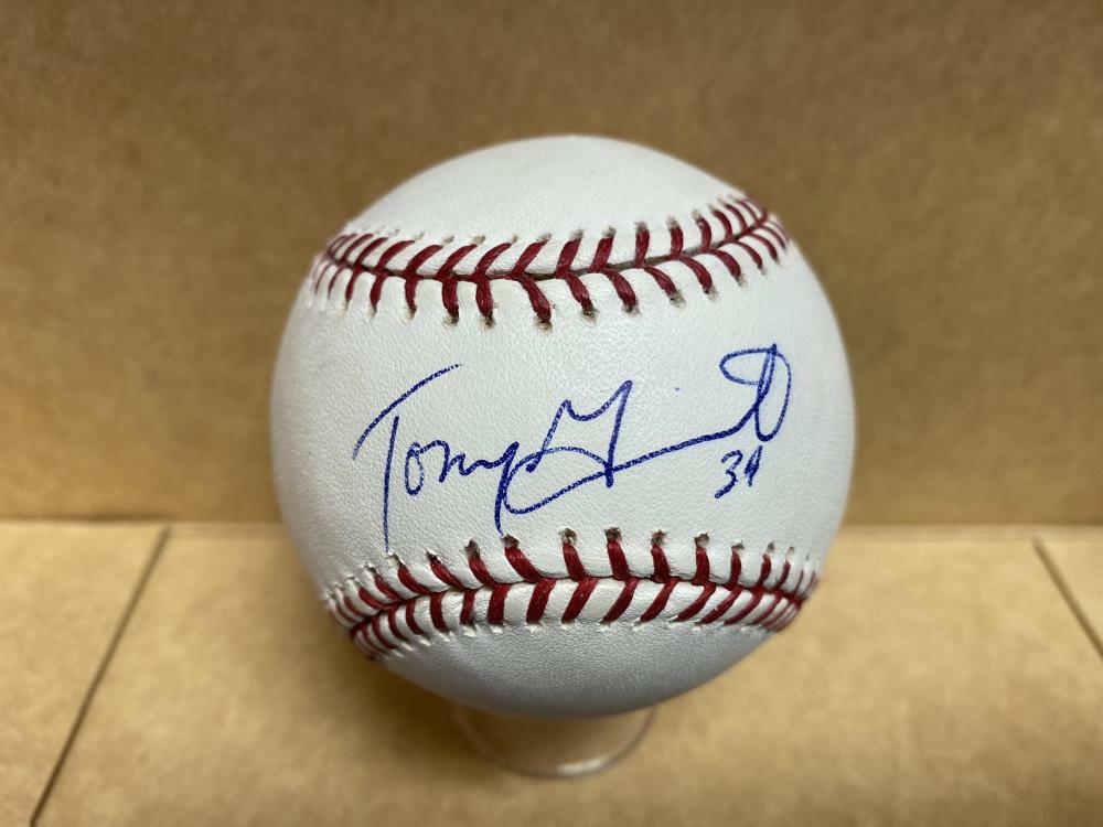 TONY GIARRATANO DETROIT TIGERS #39 SIGNED AUTOGRAPHED M.L. BASEBALL W/ COA