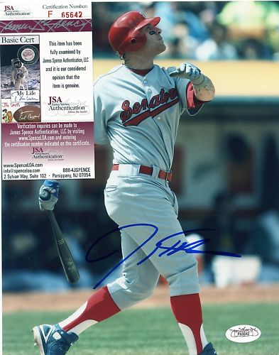 JOSH  HAMILTON  SENATORS/RANGERS  JSA  COA