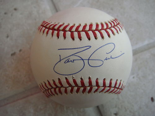 DAVE JUSTICE YANKEES/BRAVES SIGNED OFFICIAL N.L. BALL