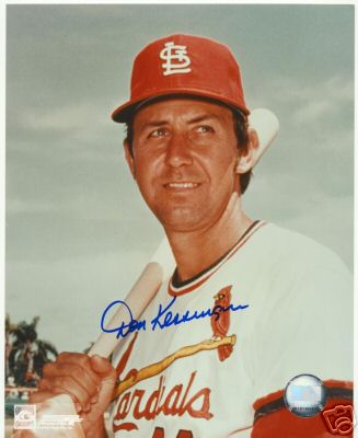 DON KESSINGER ST. LOUIS CARDINALS SIGNED 8X10 PHOTO COA