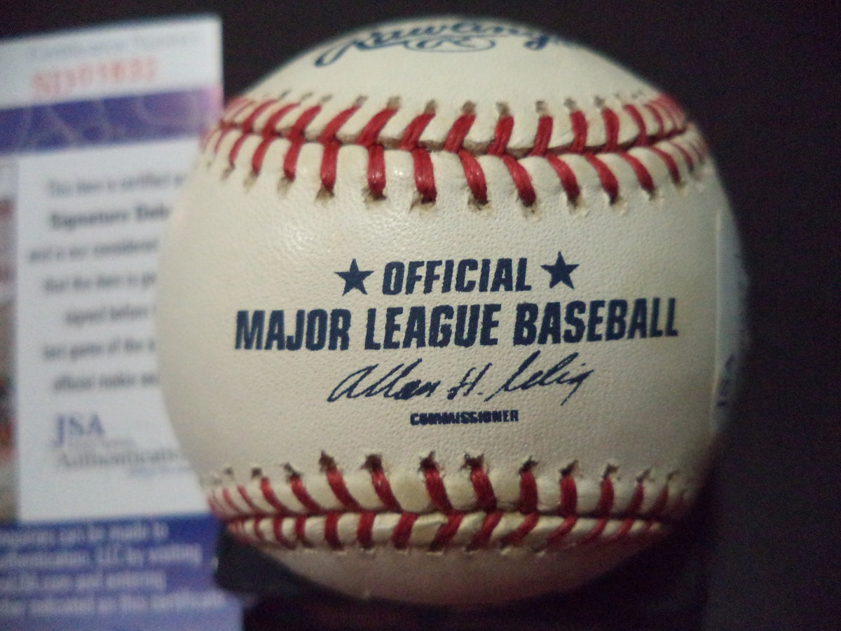 TAYLOR JUMGMANN BREWERS SIGNED AUTO ML BASEBALL SIGNATURE DEBUT JSA COA #SD01832
