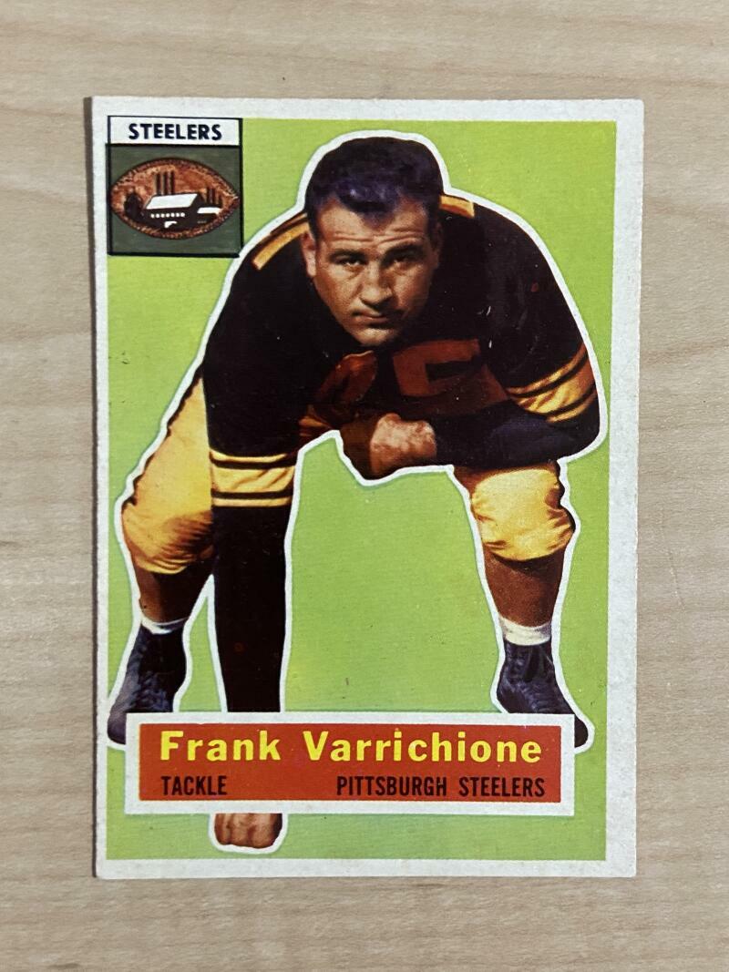 1956 TOPPS FRANK VARRICHIONE PITTSBURGH STEELERS #3 EX-MT 