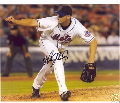 HENRY OWENS NEW YORK METS SIGNED 8X10 PHOTO W/COA