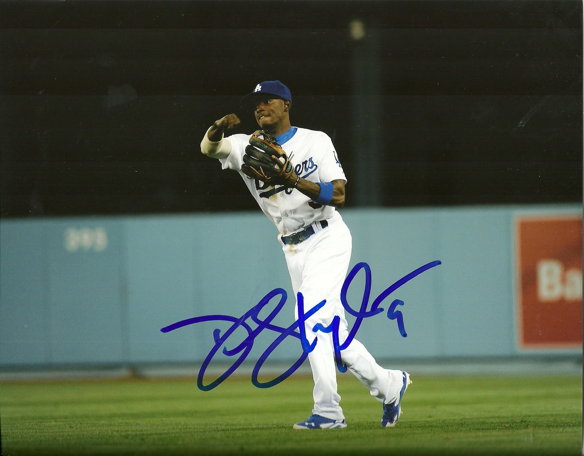 DEE GORDON LOS ANGELES DODGERS SIGNED AUTO 8x10 PHOTO W/COA HORIZONTAL