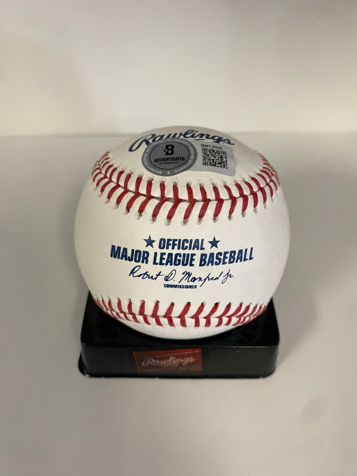 MIGUEL BLEIS BOSTON RED SOX SIGNED AUTOGRAPHED M.L. BASEBALL BECKETT B