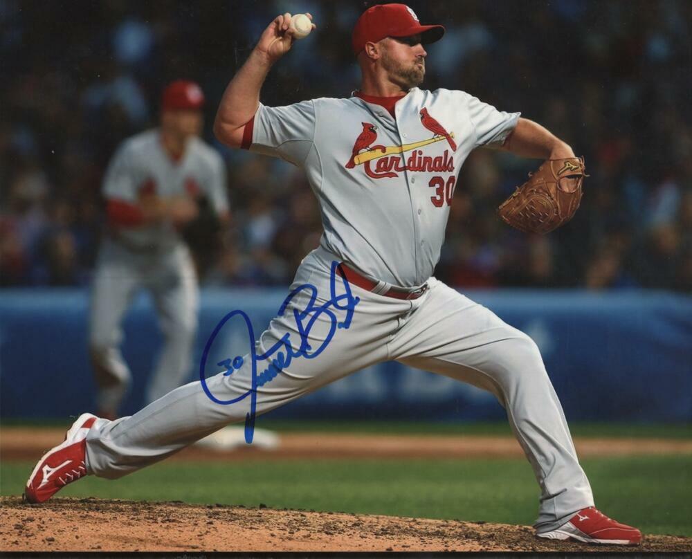 JONATHAN BROXTON ST. LOUIS CARDINALS SIGNED AUTOGRAPHED 8X10 PHOTO W/ COA