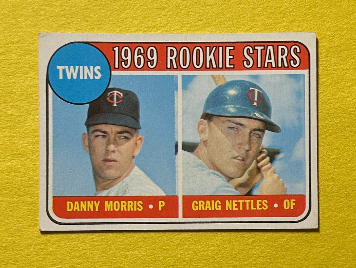 1969 TOPPS 1969 ROOKIE STARS DANNY MORRIS CRAIG NETTLES #99 TWINS