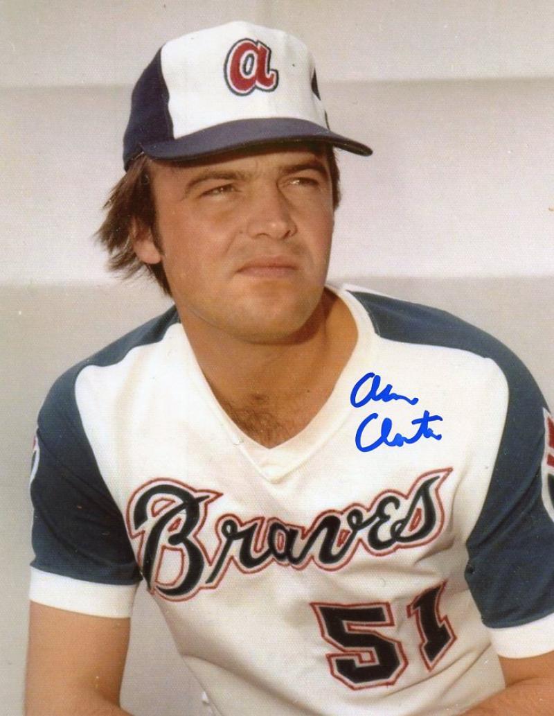 ALAN CLOSTER ATLANTA BRAVES SIGNED AUTOGRAPHED 8x10 PHOTO W/COA 