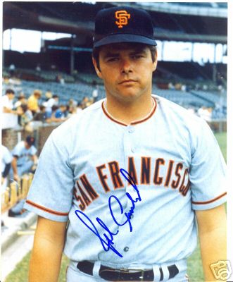 JOHN CUMBERLAND SAN FRANCISCO GIANTS SIGNED 8X10 PHOTO