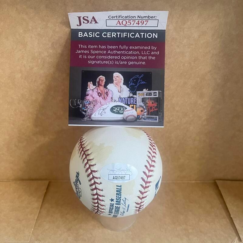 LARRY WALKER EXPOS/ROCKIES SIGNED VINTAGE M.L. BASEBALL JSA AUTH