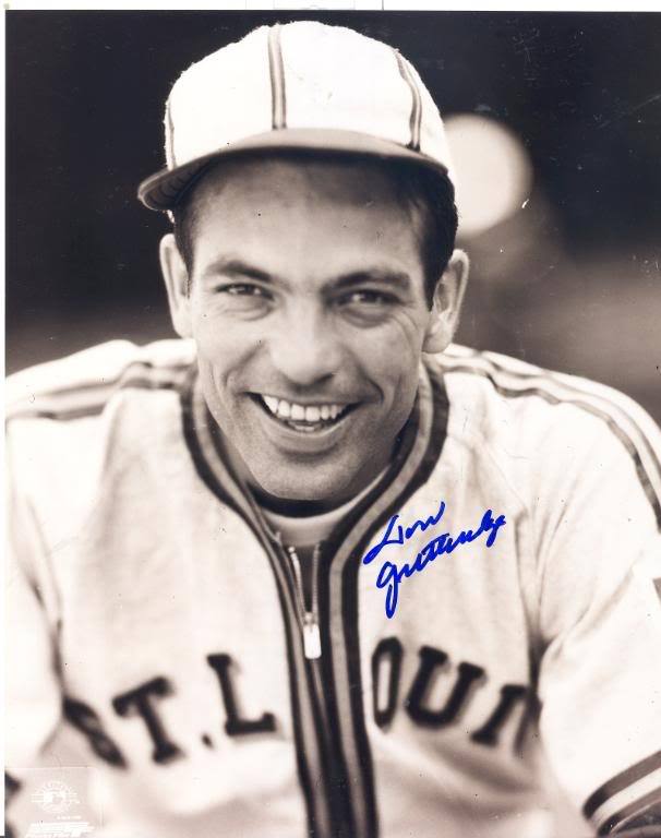 DON  GUTTERIDGE  ST. LOUIS  BROWNS DECEASED   SIGNED