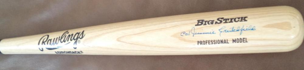 COL. JIMMIE CRUTCHFIELD NEGRO LEAGUES SIGNED RAWLINGS NATURAL BAT JSA J63472