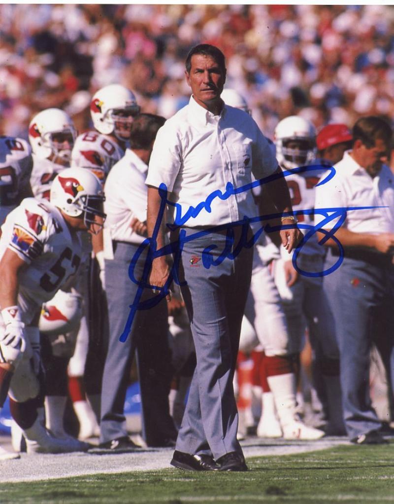 GENE STALLINGS ST. LOUIS CARDINALS COACH SIGNED 8X10 PHOTO W/COA