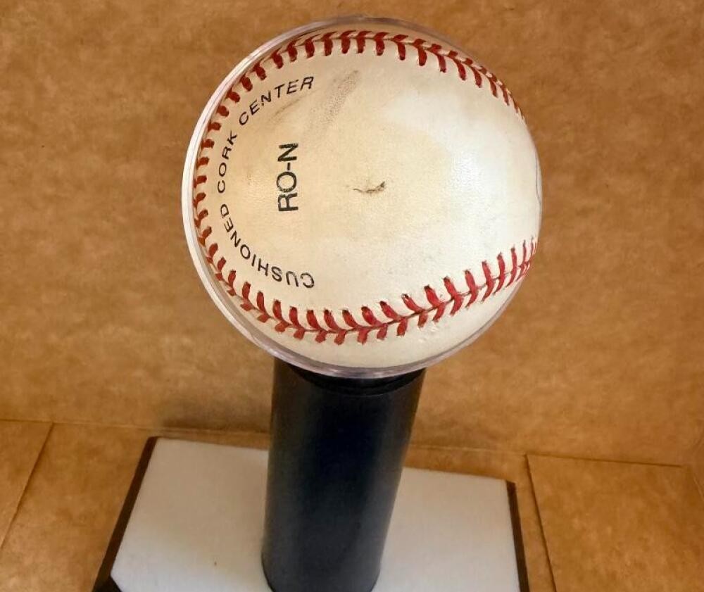 JOHN OLERUD METS/BLUE JAYS  SIGNED VINTAGE N.L. BASEBALLJ SAAUTH